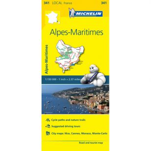 Michelin 341 Alpes Maritimes 
