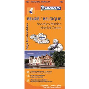 Michelin 533 Noord & Midden-Belgie