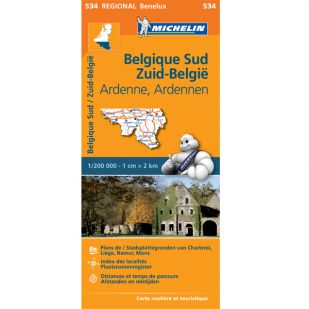 Michelin 534 Zuid-Belgie en de Ardennen