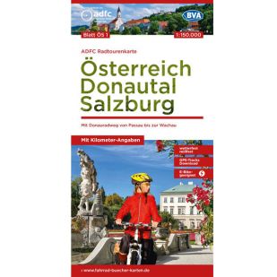 ÖS 1/ Österreich Donautal Salzburg fahrradkarte