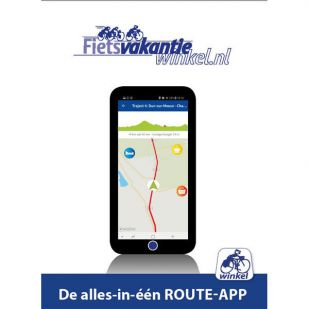 In uw App-store: Hanzefietsroute 1 naar Lübeck