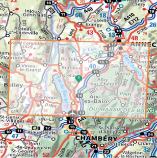 Lac d'Annecy et Lac du Bourget à vélo (VEL11)