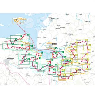 Internationale Dollard route + Deutsche Fehnroute Bikeline Fietsgids