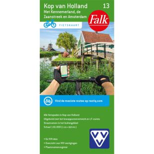 Falk Fietskaart 13 Kop van Holland (2022)