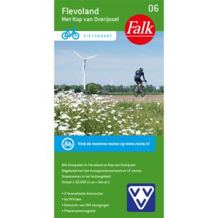 Falk Fietskaart 6 Flevoland - Kop van Overijssel 