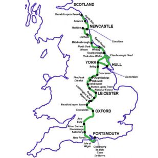 England North - South Cycle route 