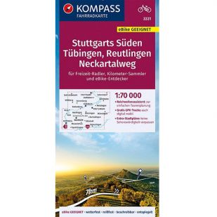 KP3331 Stuttgarts Suden - Tubingen - Reutlingen - Neckartalweg