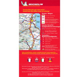 Michelin 717 Wegenkaart  - Luxemburg 2023