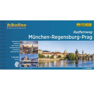 München/Regensburg - Praag  Bikeline Fietsgids 