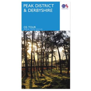 Peak District & Derbyshire OS Tour Map
