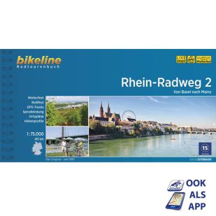 Rhein Radweg 2 Bikeline Fietsgids 