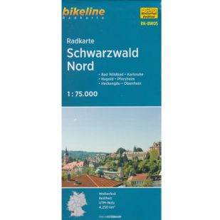 Schwarzwald Nord Radkarte - RK-BW05 !