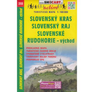 Shocart nr. 233 - Slovensky Kras, Slovensky Raj, Slovenske Rudohorie - vychod