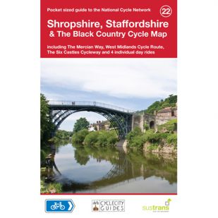 22. Shropshire, Staffordshire Cycle Map !