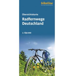 Übersichtskarte Radfernwege Deutschland (2023)