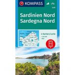 KP2497 Noord Sardinie - 4 kaartenset