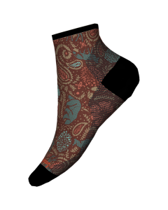 Smartwool Fietssokken paisleyprint Zero Cushion Ankle voor dames