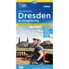 Dresden und Umgebung (Regionalkarte)
