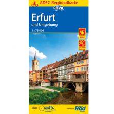 Erfurt und Umgebung (Regionalkarte)