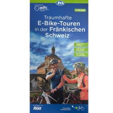 E-Bike-Touren im Fränkische Schweiz (Regionalkarte)
