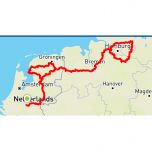 In uw App-store: Hanzefietsroute 1 naar Lübeck