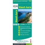 IGN Top 75: Haut-Jura (12) - Wandel- en fietskaart