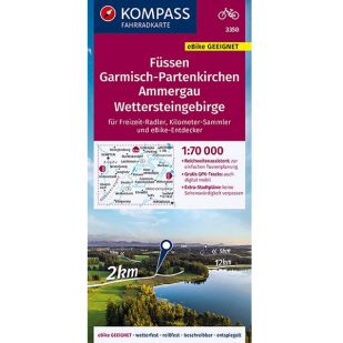 KP3350 Füssen - Garmisch Partenkirchen - Ammergau - Wettersteingebirge 