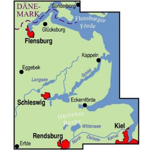 Schleswig/Flensburg (Regionalkarte)