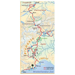 Fietsen door de Alpen en Piemonte naar de Zee