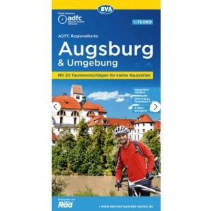 Augsburg und Umgebung (Regionalkarte)