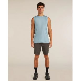 Icebreaker Men 125 Sphere Tank Cool-Lite - FLINT BLUE