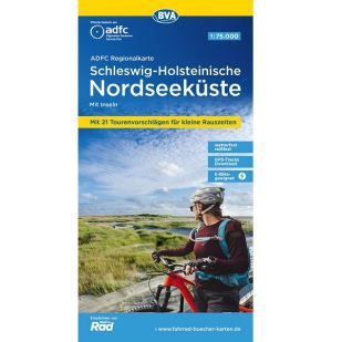 Nordseeküste mit Inseln, (Schleswig-Holstein) (Regionalkarte)