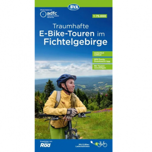E-Bike-Touren im Fichtelgebirge (Regionalkarte)