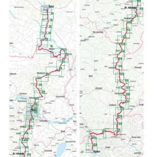 Eurovelo 9 Österreich Bikeline fietsgids
