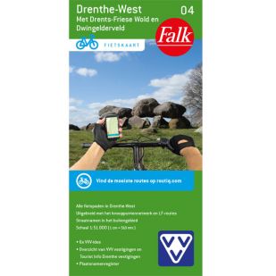 Falk Fietskaart 4 Drenthe-West