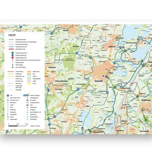 Visit Zuid-Limburg Officiële Fietsknooppuntenkaart 2025