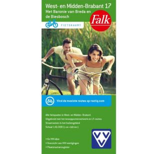 Falk Fietskaart 17 West en Midden Brabant