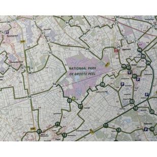 Noord- en Midden Limburg Fietsknooppuntenkaart