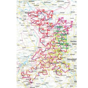NiederRheinroute Bikeline Kompakt fietsgids
