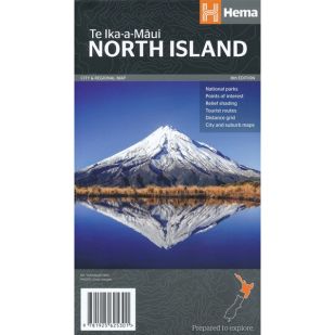 Nieuw-Zeeland - North Island Regional Map !