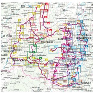 Radregion Pfalz Bikeline Fietsgids