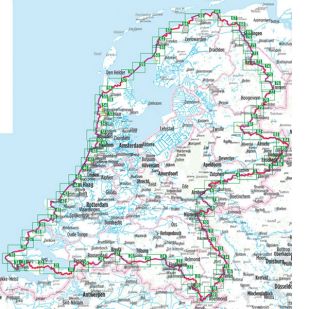 Radrunde Niederlande - Ronde van Nederland Bikeline Fietsgids
