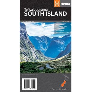 Nieuw-Zeeland - South Island Regional Map !
