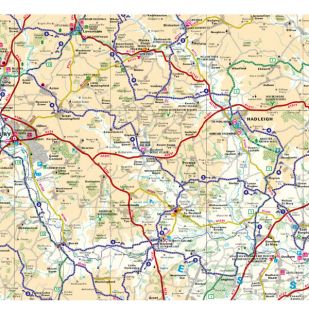 Suffolk, Cycling map