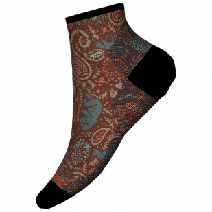 Smartwool Fietssokken paisleyprint Zero Cushion Ankle voor dames