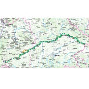 Donau Radweg 1 Donaueschingen-Passau Bikeline Fietsgids (2024)