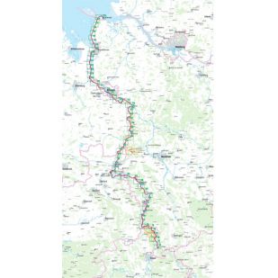 Weser Radweg Bikeline Fietsgids