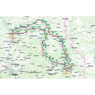 Kocher Jagst Radweg Bikeline Fietsgids (2024)