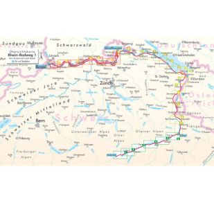 Rhein Radweg 1 Bikeline Fietsgids 