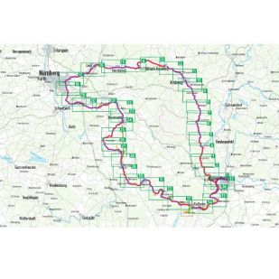 Fünf Flüsse Radweg Bikeline Fietsgids (2025)